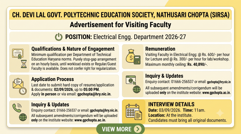 visiting faculty
