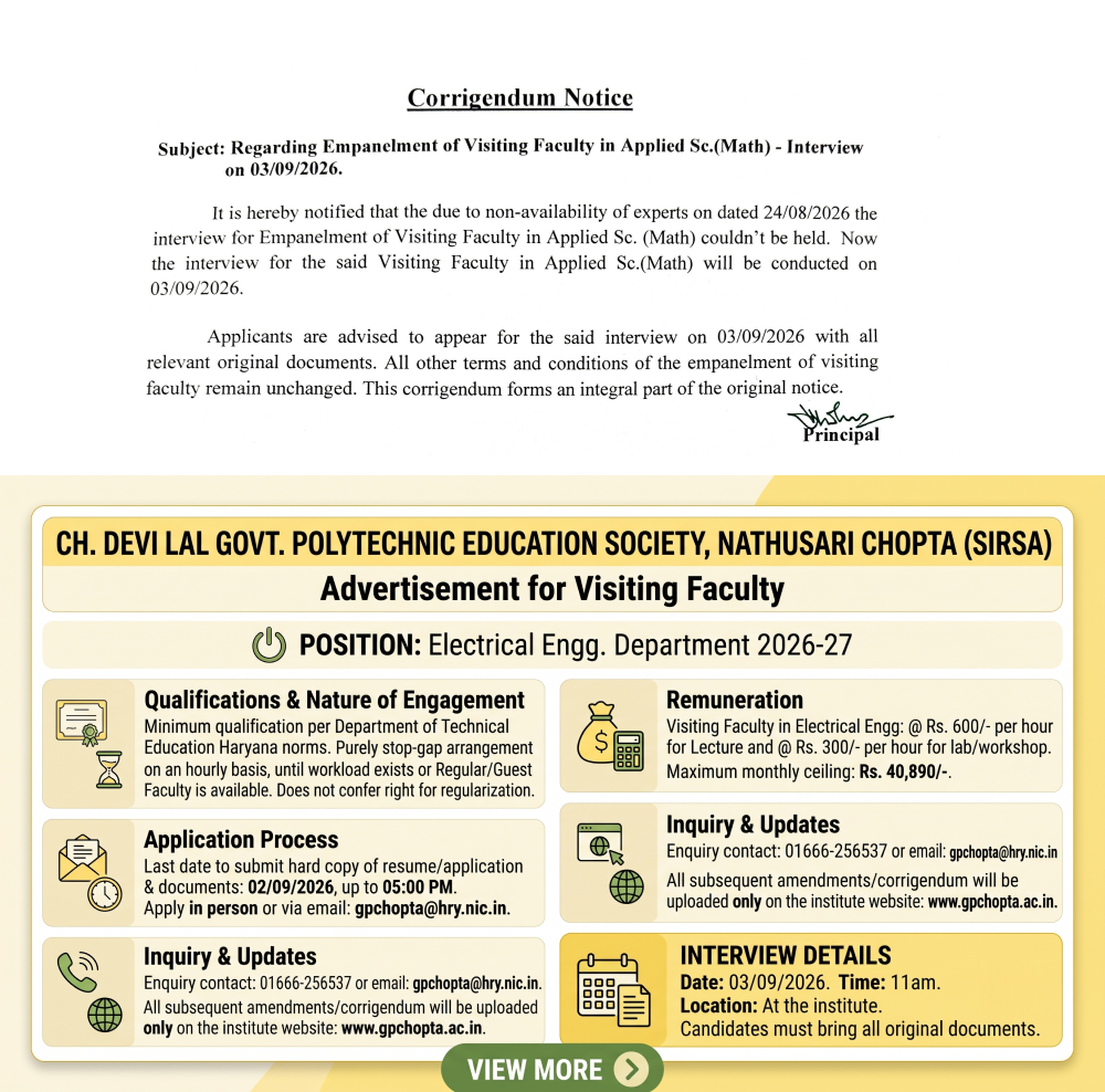 visiting faculty